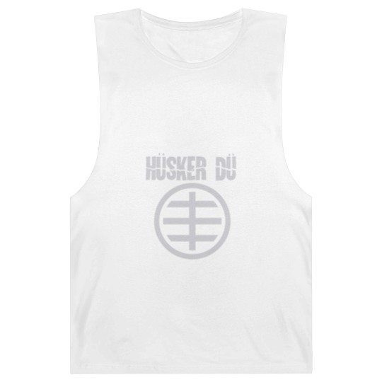 Discover Blue Husker Du Circle Logo Barnard Tanks