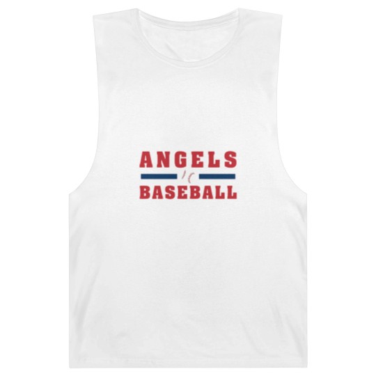 Discover Angels Baseball Barnard Tanks, Unisex Barnard Tanks