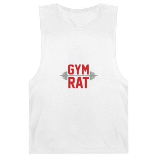 Discover Gym Rat Weights Red Barnard Tanks