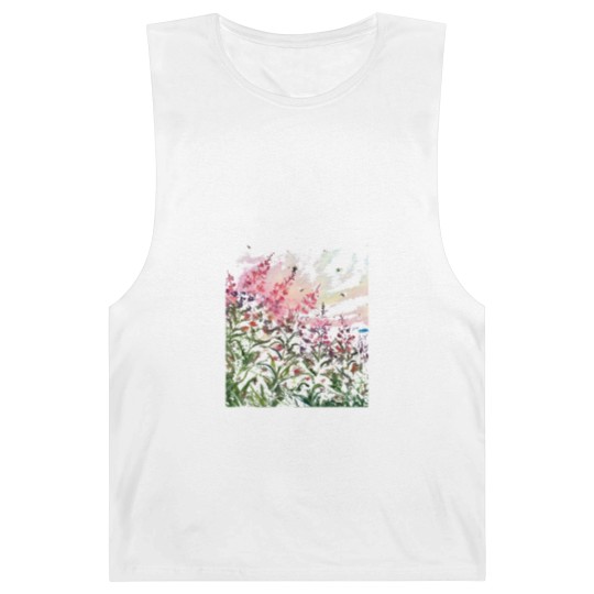 Discover Wildflowers Watercolor T- Barnard Tanks Wildflowers T- Barnard Tanks Barnard Tanks