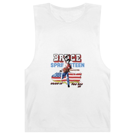 Discover Bruce Springsteen Bon In The Usa Barnard Tanks, Vintage Bruce Springsteen Concert S-5Xl