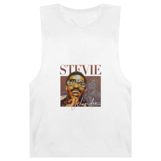 Discover Stevie Wonder Vintage Unisex Barnard Tanks stevie wonder Barnard Tanks