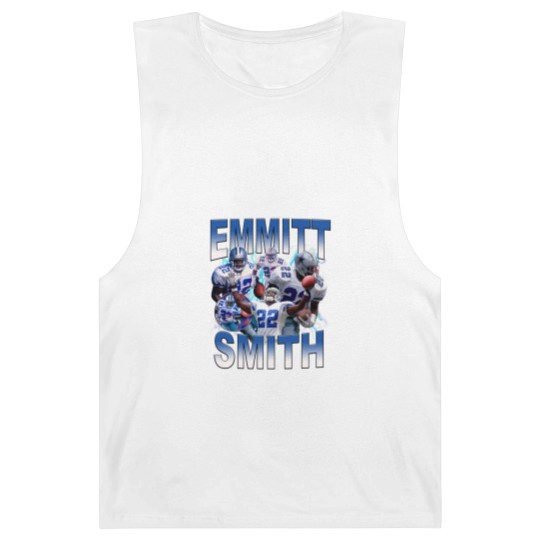 Discover Vintage 90s Graphic Style Emmitt Smith Barnard Tanks, Emmitt Smith Barnard Tanks, Sport Barnard Tanks