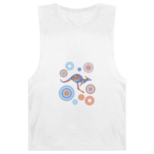 Discover Aboriginal Dot Art Kangaroo Color - Kangaroo - Barnard Tanks