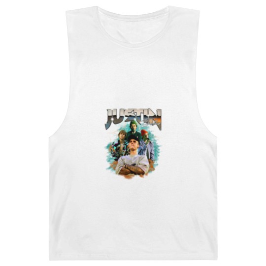 Discover Justin Bieber Barnard Tanks, Rapper 90s Vintage Bootleg Barnard Tanks