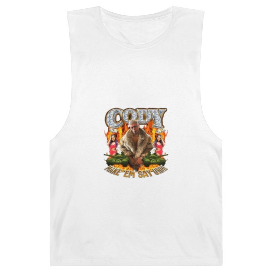 Discover Cody Rhodes Make 'Em Say Uhh Barnard Tanks Cotton Men's Barnard Tanks