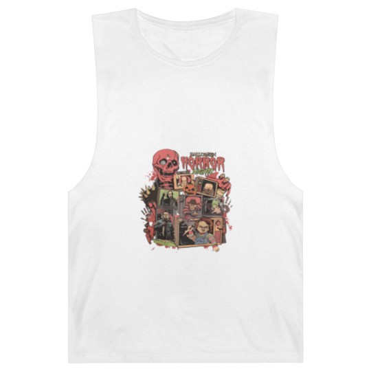 Discover Retro Horror Night  Barnard Tanks, Halloween Barnard Tanks, Vintage 90s Halloween Movies
