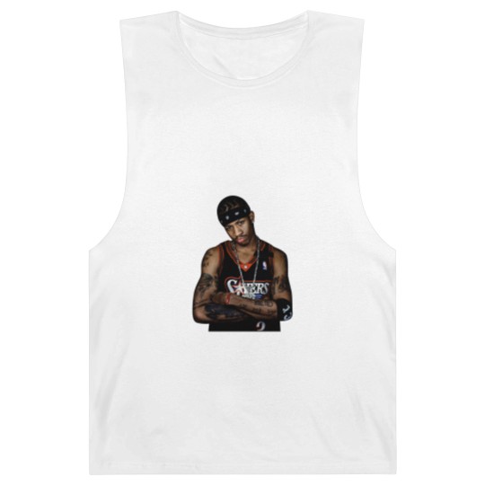 Discover Allen Iverson Barnard Tanks, Rare The Answer Rap Barnard Tanks Vintage Style Graphic Print