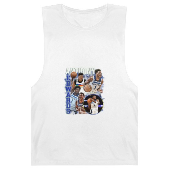 Discover Anthony Edwards Graphic Barnard Tanks, Basketball Barnard Tanks