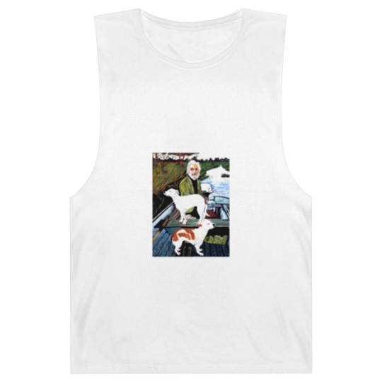 Discover Goodfellas Painting Old Man with Dog Barnard Tanks