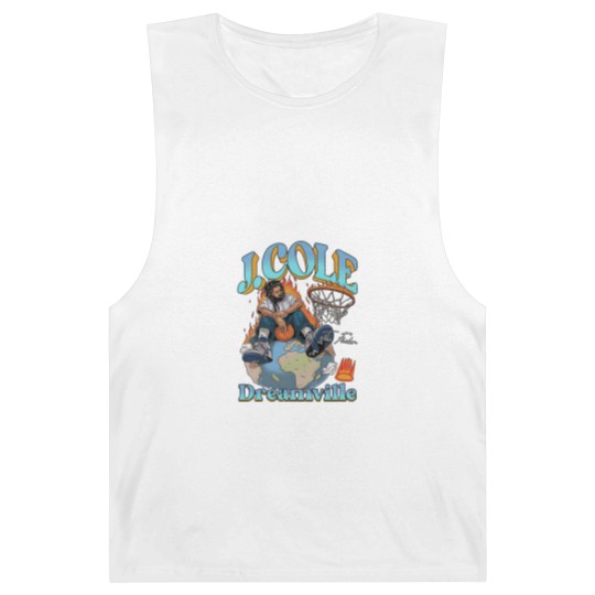 Discover J Cole Dreamville Vintage Barnard Tanks, J Cole Barnard Tanks, Rap Hip Hop, J Cole Merch