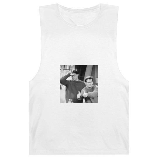 Discover Chand.ler Retro Friends Barnard Tanks , Chand.ler Bing graphic Barnard Tanks