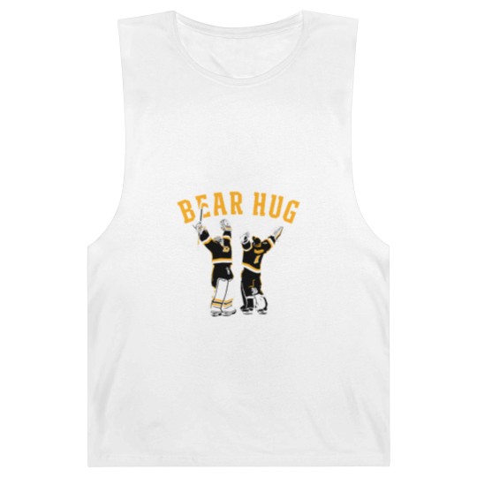 Discover Goalie Bear Hug Barnard Tanks