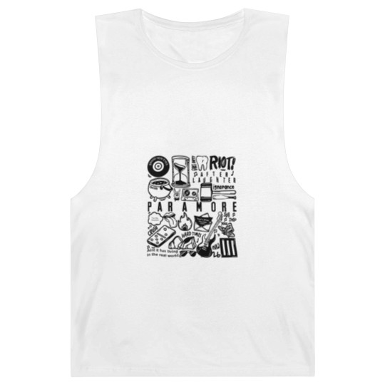 Discover Paramore Tattoo Barnard Tanks, 2023 Paramore Tour Barnard Tanks