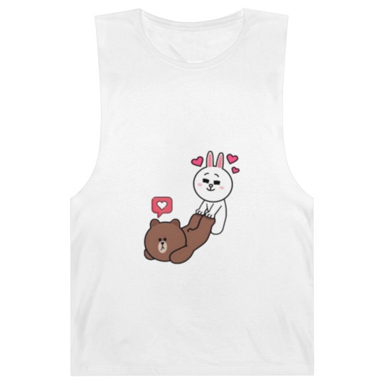 Discover Brown and Cony Love Barnard Tanks
