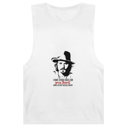 Discover I Have Other Uses For Your Throat Which Do Not Include Injury Barnard Tanks, Johnny Depp Quotes Barnard Tanks, Support Johnny Depp Barnard Tanks, Johnny Depp Barnard Tanks