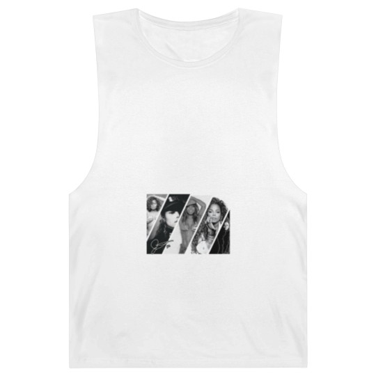 Discover Janet Jackson Signature Barnard Tanks, 90s Vintage Janet Jackson Barnard Tanks