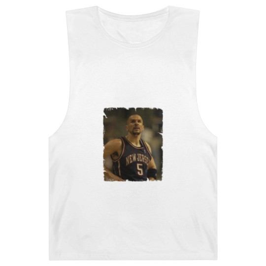 Discover Jason Kidd - Vintage Design Of Basketball Barnard Tanks