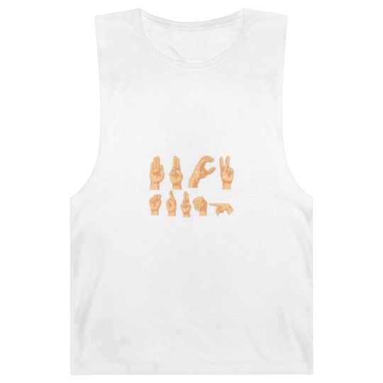 Discover ASL American Sign Language Fuck Trump Funny Barnard Tanks