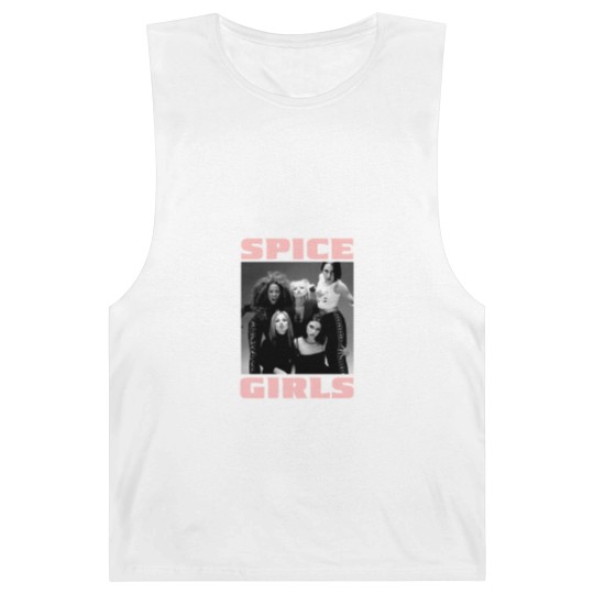 Discover Vintage 90s Spice Girls Graphic Unisex Black Barnard Tanks