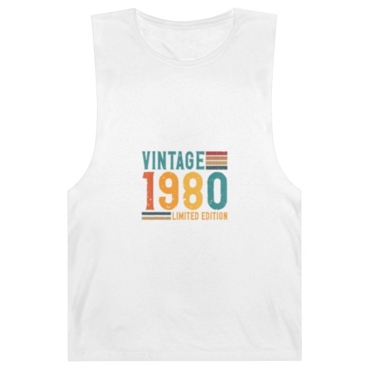Discover Vintage 1980  42 Years Old Birthday Barnard Tanks