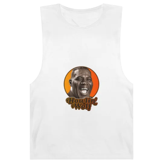 Discover Retro Howlin&39; Wolf Tribute Barnard Tanks