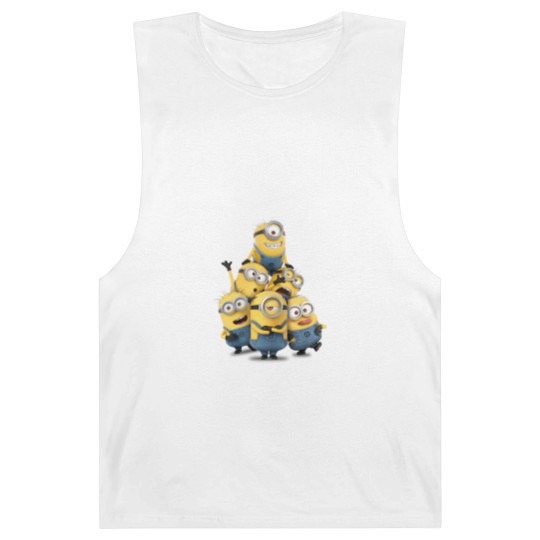 Discover Minions Despicable Me Minions Adult Barnard Tanks Yellow NEW