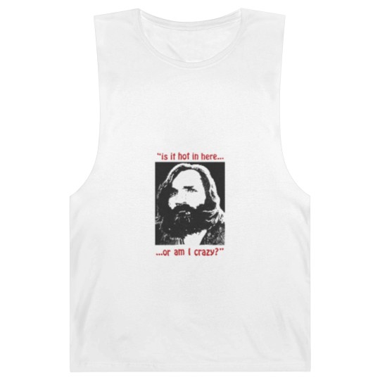 Discover New Rare Charles Manson Is It Hot In Here Serial Killer Barnard Tanks