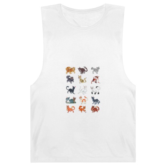 Discover Warrior cats pattern 1 Barnard Tanks