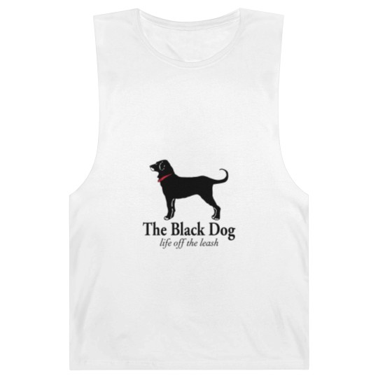 Discover The Black Dog Logo Life Off The Leash Barnard Tanks