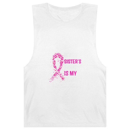 Discover breast cancer my sisters fight is my fight breast cancer t Barnard Tanks