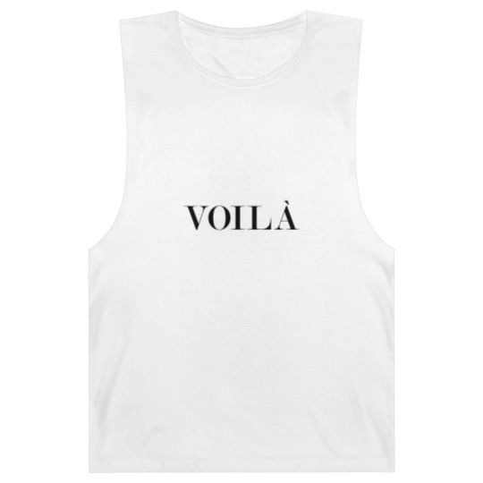 Discover Voila, Voila Barnard Tanks, French Barnard Tanks, Voila Women Barnard Tanks, Unisex Barnard Tanks