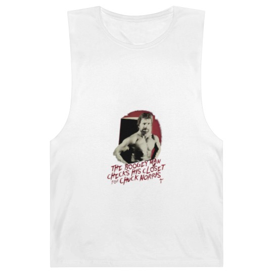 Discover Vintage Chuck Norris The Boogeyman Movie Actors Black Barnard Tanks