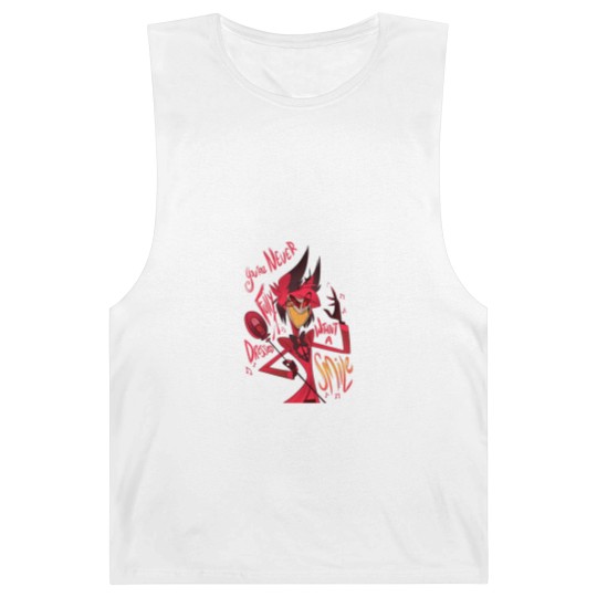 Discover Alastor Hazbin Hotel Barnard Tanks, Angel Dust Charlie Hazbin Hotel Hazbin Hotel Barnard Tanks