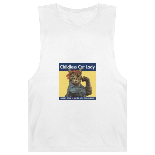 Discover Childless Cat Lady - kamala 2024 - Childless Cat Lady - Barnard Tanks