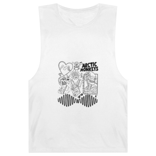 Discover Arctic Monkey Doodle Art Barnard Tanks, Vintage Arctic Monkey Merch Album Barnard Tanks