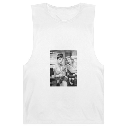 Discover Marilyn Monroe and Audrey Hepburn vintage design Barnard Tanks