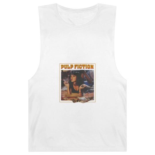 Discover Pulp Fiction Barnard Tanks, Vintage Quentin Tarantino Pulp Fiction Barnard Tanks