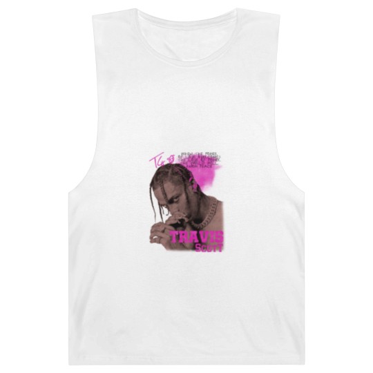 Discover Vintage Travis Barnard Tanks, Retro 90s Travis Rapper Barnard Tanks