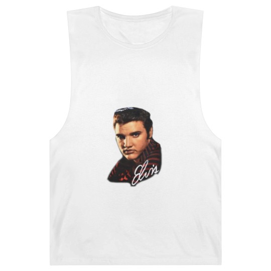 Discover Vintage Elvis Presley Barnard Tanks 90s Band Barnard Tanks Big Face Grail