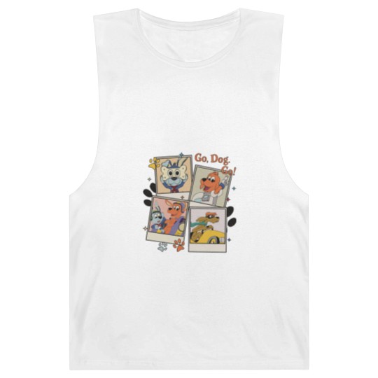 Discover Go Dog Go Polaroid Barnard Tanks | Vintage Go Dog Go Barnard Tanks | Go Dog Go Family Birthday Barnard Tanks | Dog Birthday Party Barnard Tanks