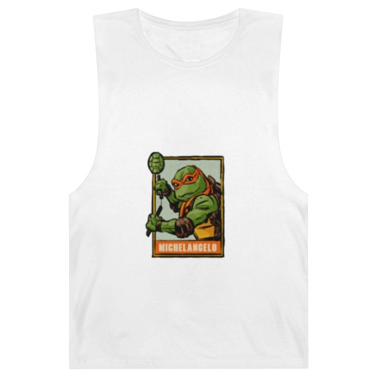 Discover Michelangelo Ninja Turtles Comic Vintage Barnard Tanks,