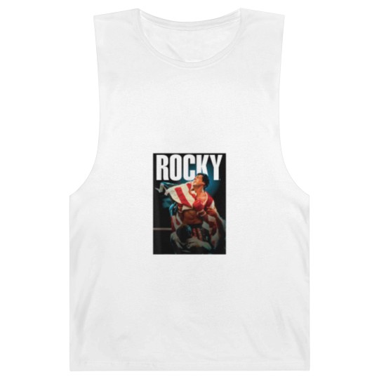 Discover Rocky IV American Flag Portrait Barnard Tanks