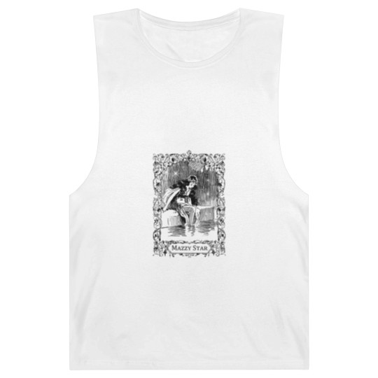 Discover Mazzy Star Vintage Barnard Tanks- Mazzy Star Line Drawing Whimsica