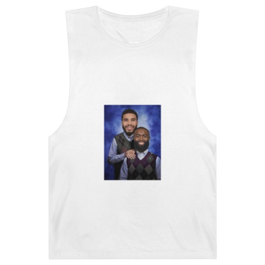 Discover Jayson Tatum and Jaylen Brown "Step Brothers" Portrait Barnard Tanks