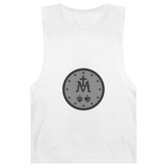 Discover Round Miraculous Medal Round Miraculous Medal Barnard Tanks