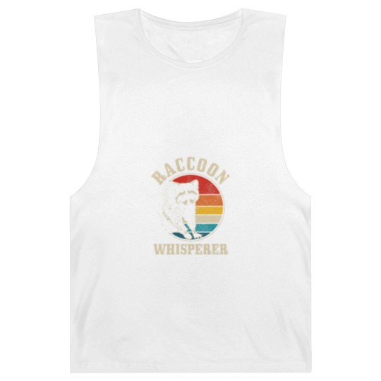 Discover Cats Raccoon Whisperer Vintage Retro Racoon Street Cat Barnard Tanks