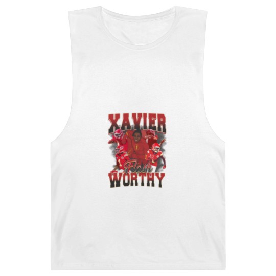 Discover Xavier Worthy Flash Vintage Style Y2K Football Barnard Tanks Barnard Tanks