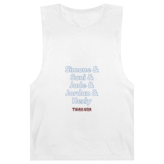 Discover USA Women's Gymnastics Simone Biles, Suni Lee, Jade Carey, Jordan Chiles Barnard Tanks