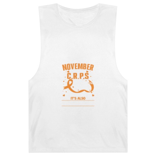 Discover In November We Wear Orange Ribbon CRPS Awareness Month / Day Barnard Tanks